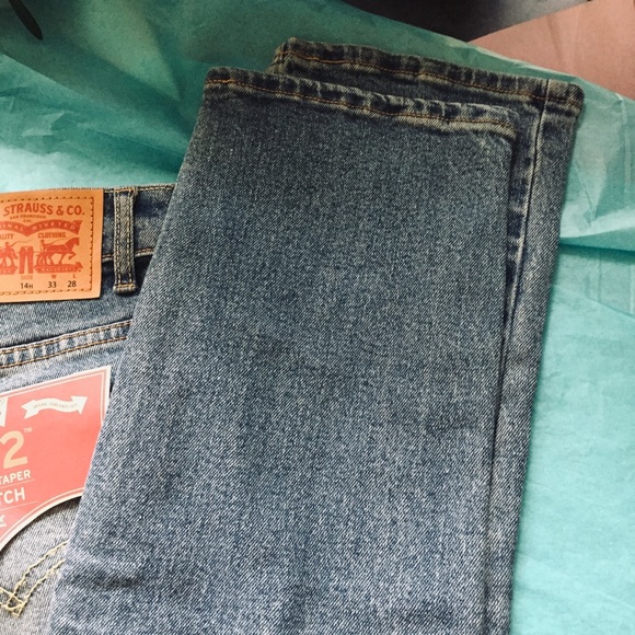 Levis 502 Regular Taper Camo Patch Jeans W33 X L28 - Picture 6 of 8